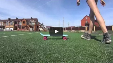 Пенни борд. Основы катания. Первые трюки.