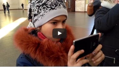 Харьковчане подхватили песенный флешмоб.