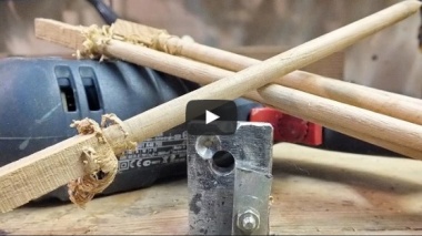 Делаем круглые палочки. Легко и быстро.